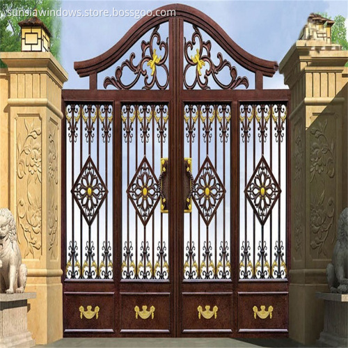 Fancy Aluminum Garden Gate